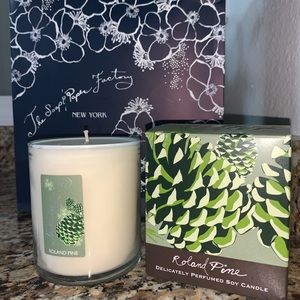 Soap & Paper Company Roland Pine Candle in Box Luxury Scent New York